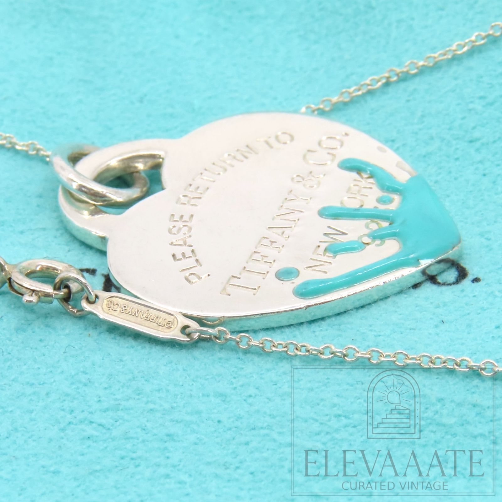 ティファニー ブルー ショッパー シルバー ネックレス SV925 ティファニー ブルー ショッパー シルバー ネックレス SV925