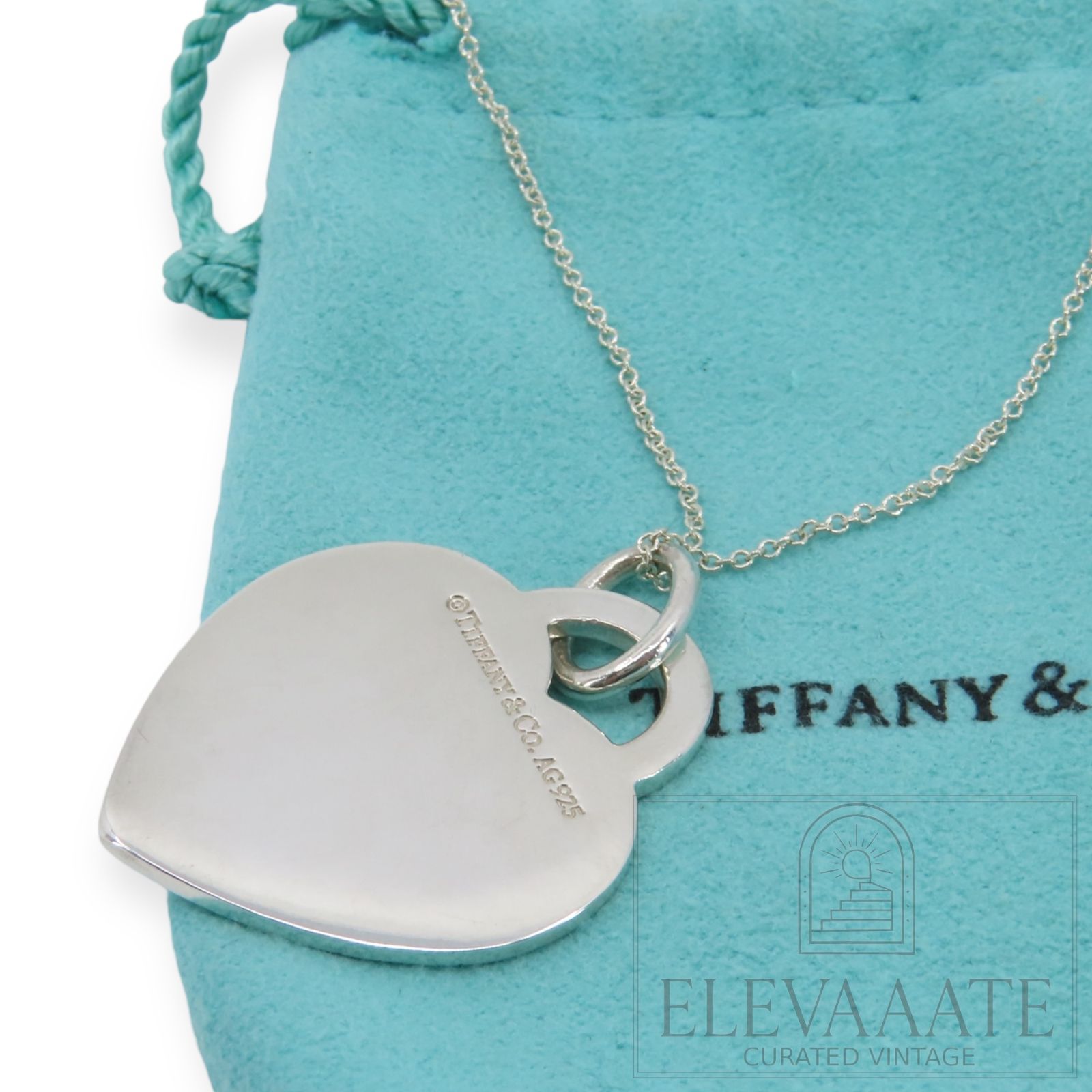 希少 美品 Tiffany&Co. ティファニー リターントゥ ラージ ハート