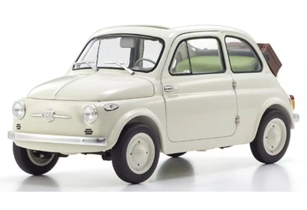 ミニカー 1 18 フィアット ヌォーバ 500 付 アイボリー