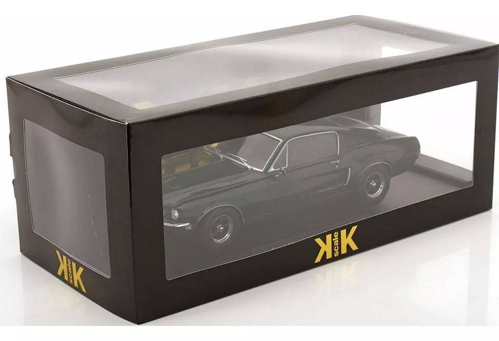 ミニカー 1 18 フォード マスタング GT Fastback 1968 ダークグリーン