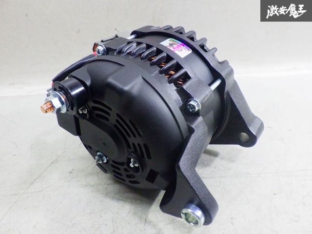 ADVANCE ブラックオルタネーター 12V 130A シルビアs14/s15 新品】ADVANCE アドバンス S14 S15 シルビア SR20DE SR20DET ブラック