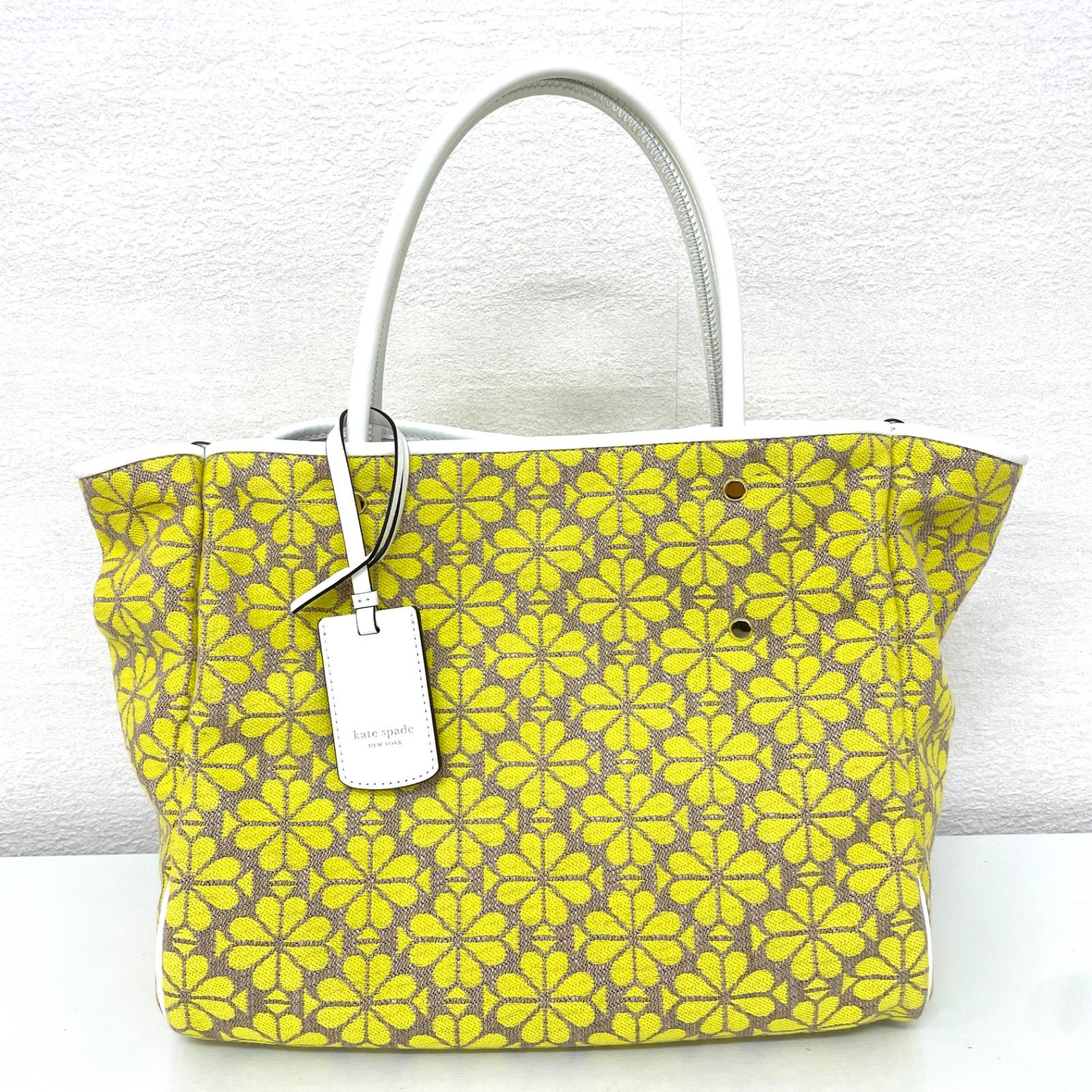 Kate spade編みバッグ Kate Spade New York Enchanted Forest Bloom Large Reversible Tote