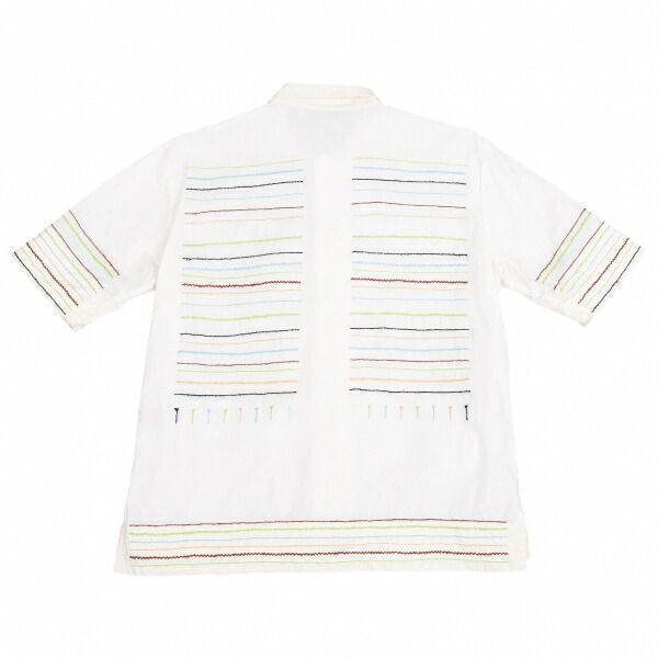 イッセイミヤケ ハートISSEY MIYAKE HaaT カラーステッチコットン半袖