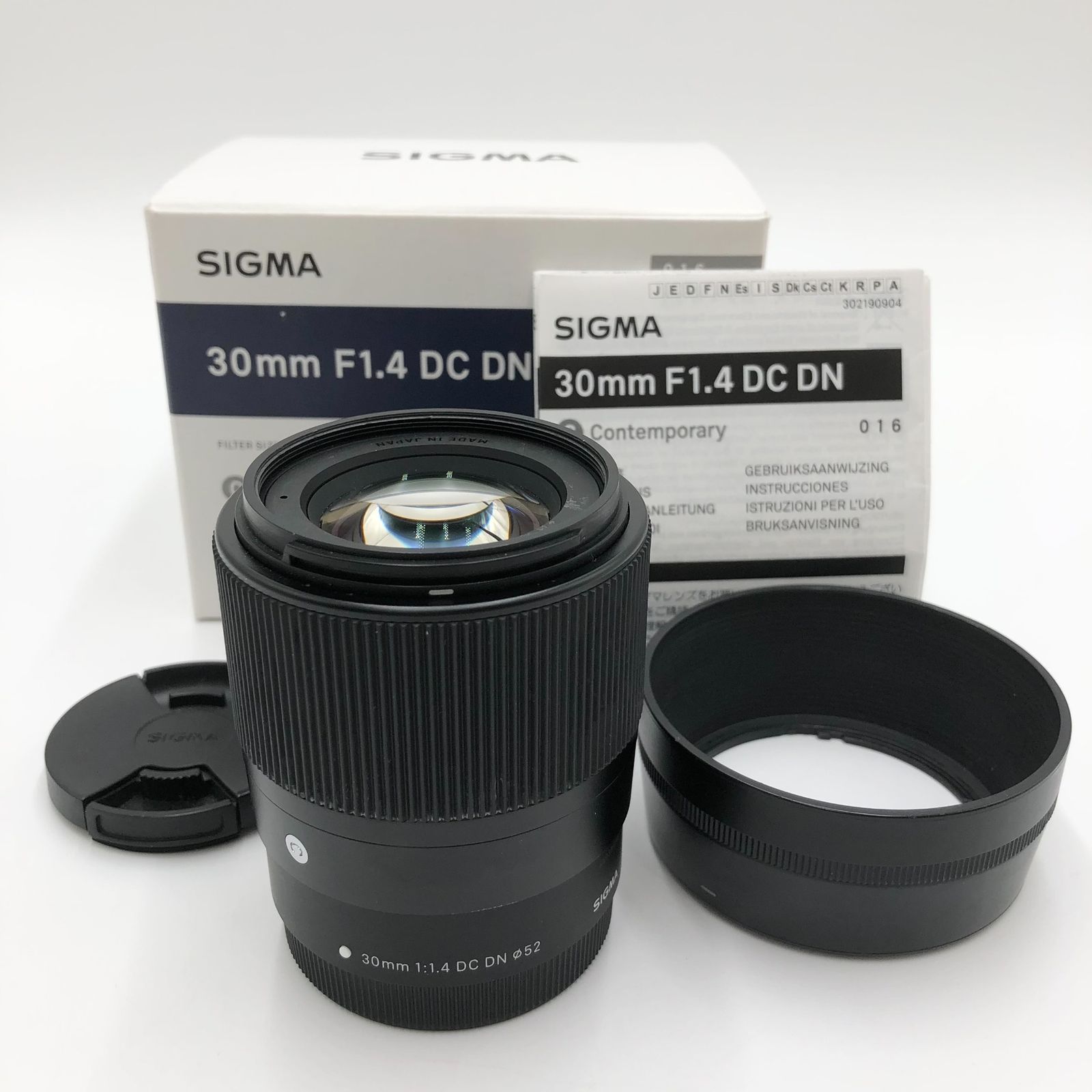 シグマ Sigma レンズ 30 mm F 1.4 DC DN Canon キヤノン EF-Mマウント 単焦点 標準 APS-C ミラーレス用 Contemporary