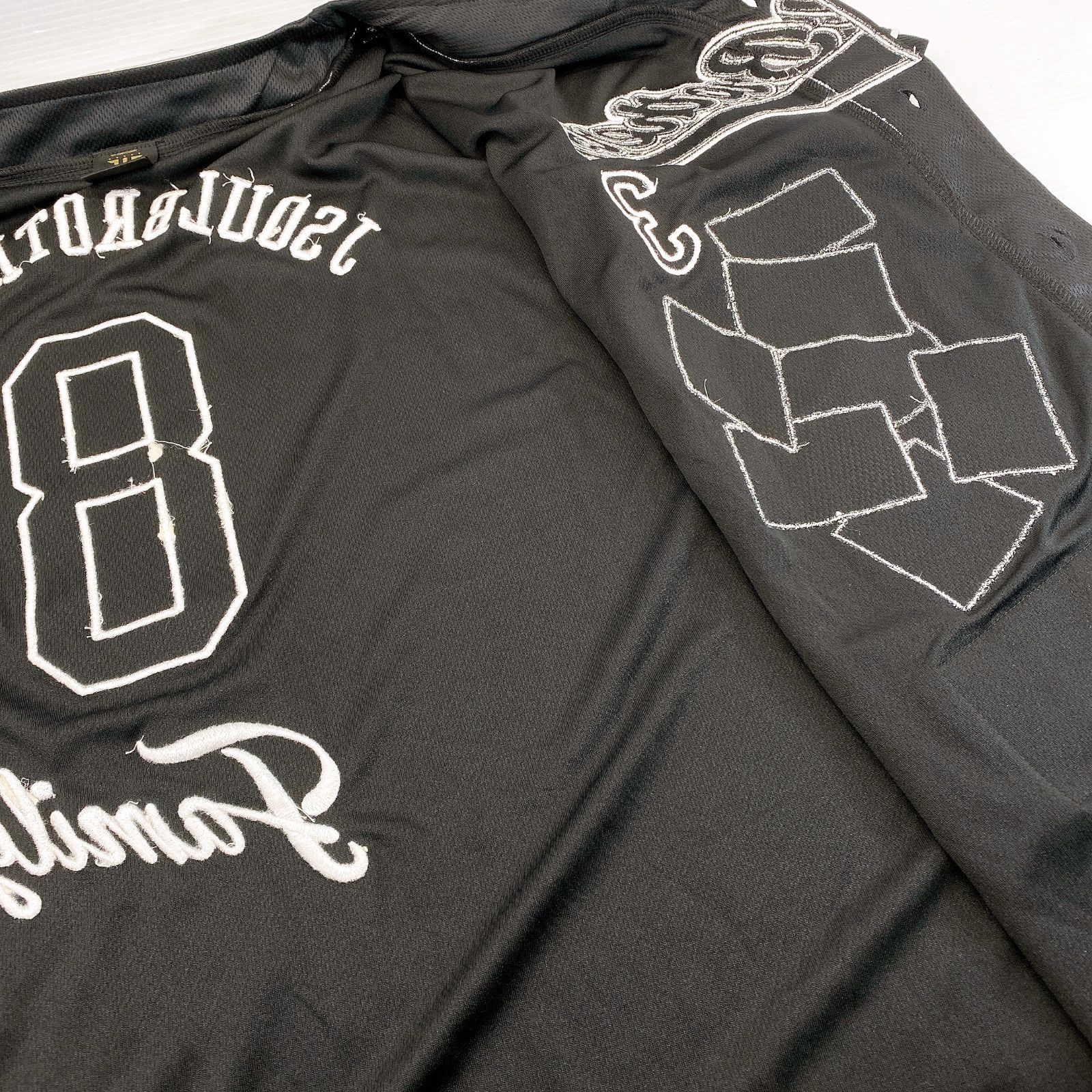 □三代目JSB 半袖ベースボールシャツ 10th anniversary J.S.B. 中古品