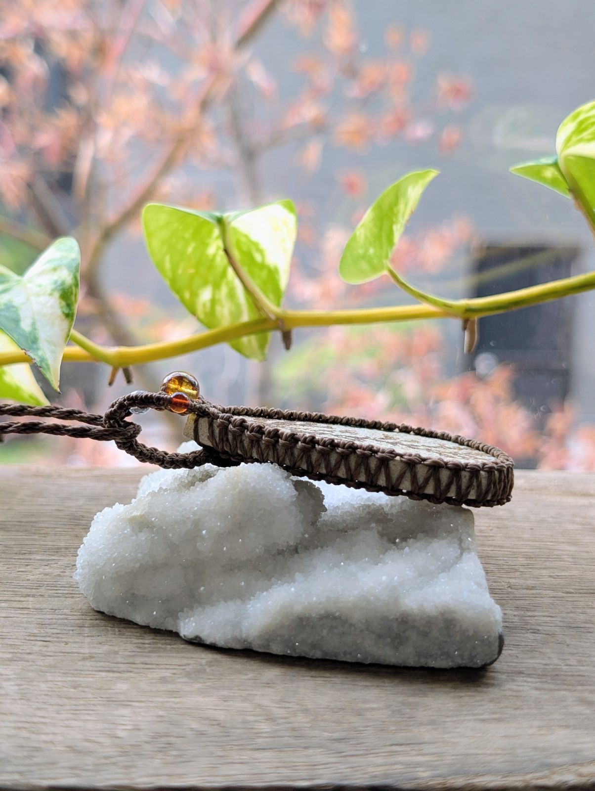 マクラメネックレス