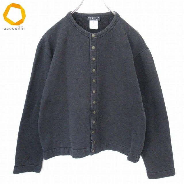 アニエスベー agnes.b homme スナップカーディガン スウェット メンズ