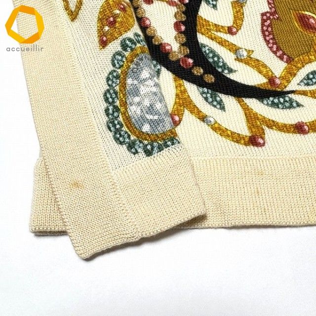 wnc レオナール LEONARD ニット セーター M ベージュ チュニック