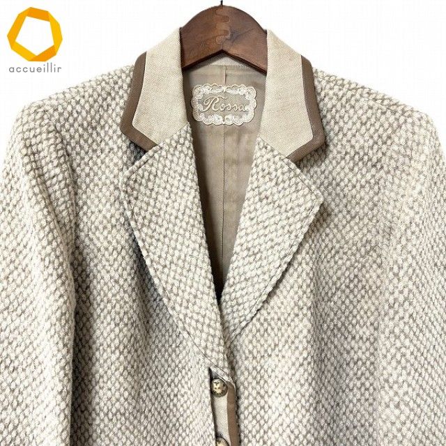 wnc インポートロッサ import Rossa ジャケット 44 ベージュ シングル