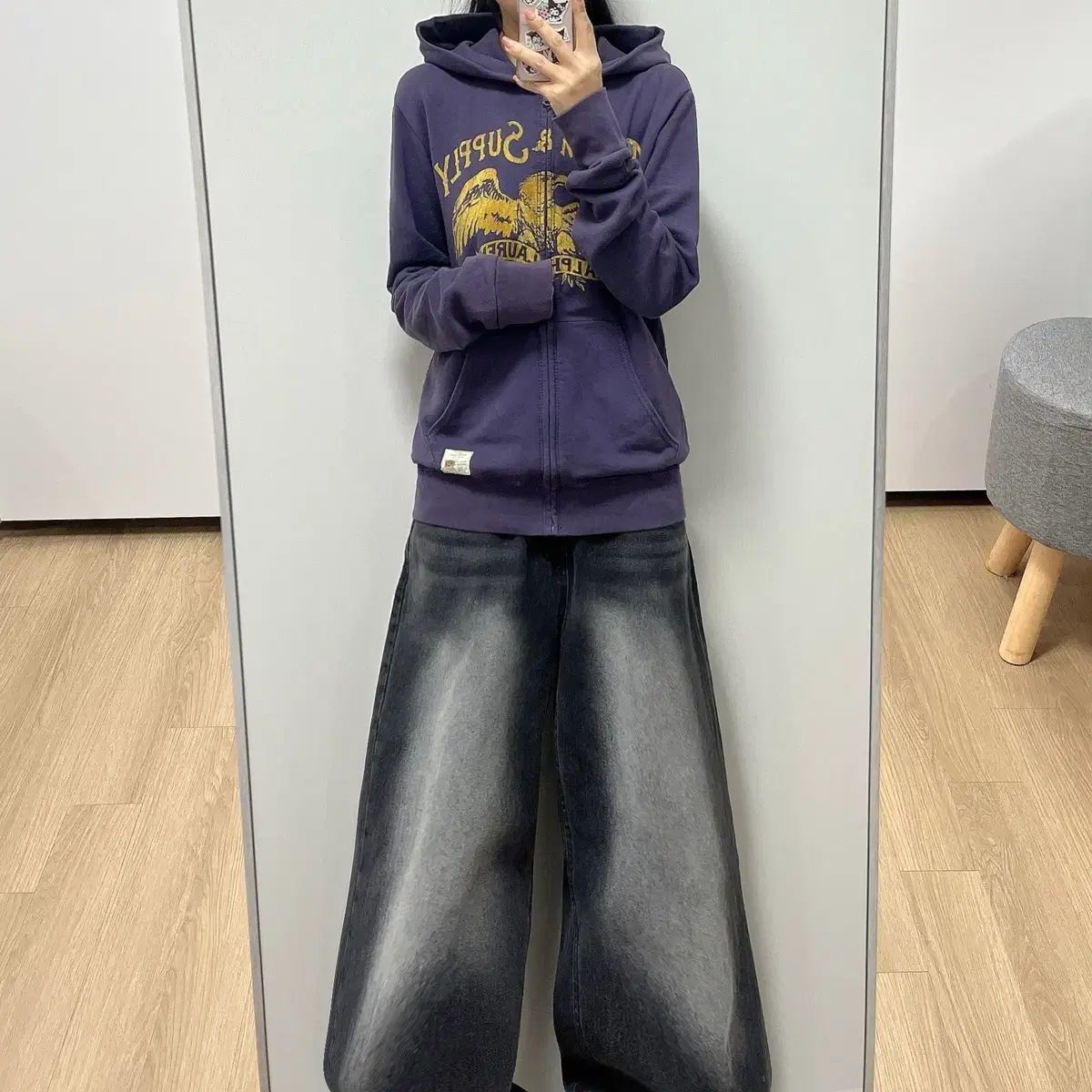 ラルフローレン デニムアンドサプライ ビックロゴ フーディー ジップアップ