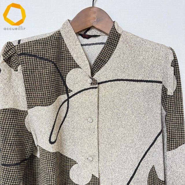 詩仙堂 古典柄 ブラウスジャケット 新品未使用 詩仙堂 古典柄 ブラウスジャケット 新品未使用 詩仙堂 古典柄 ブラウス