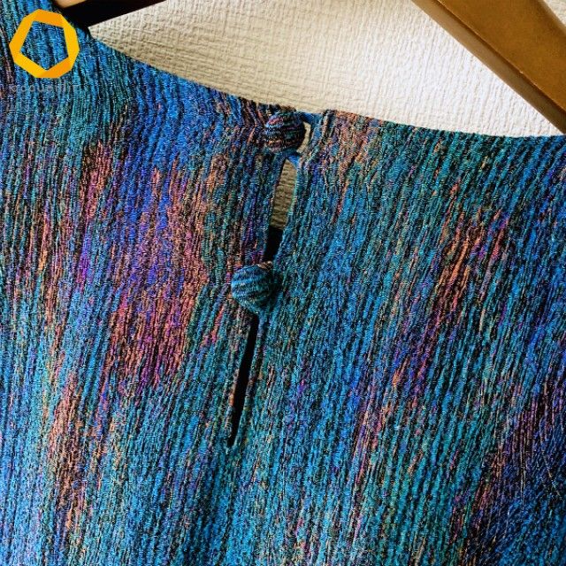 anc シセンドウ 詩仙堂 ヒトシタムラ カットソー マルチ ちりめん 総柄