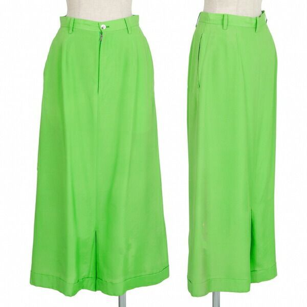 コムデギャルソン　サルエルパンツ　緑 コムデギャルソンCOMME des GARCONSトリアセテートペンギンサルエル