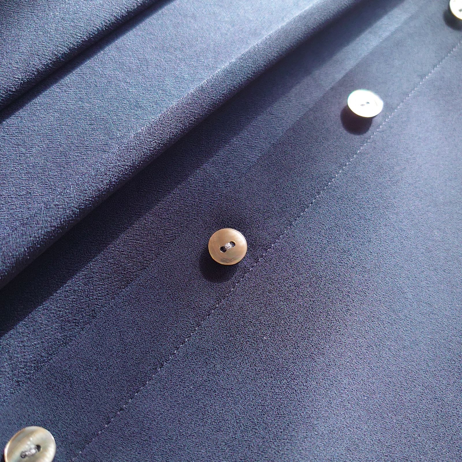 2024SS 高品質 セオリー CL DART SHIRT シャツワンピース 紺 M 2024SS  