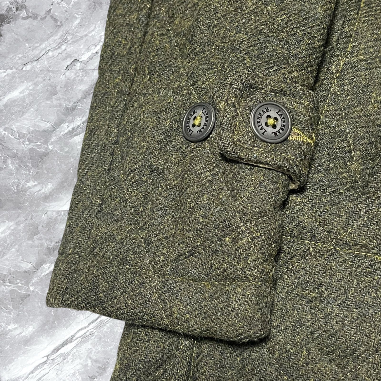 ラベンハム　ウール　カーキ　ダッフルコート LAVENHAM ラベンハム Haver Sack ハバーサック ダッフルコート