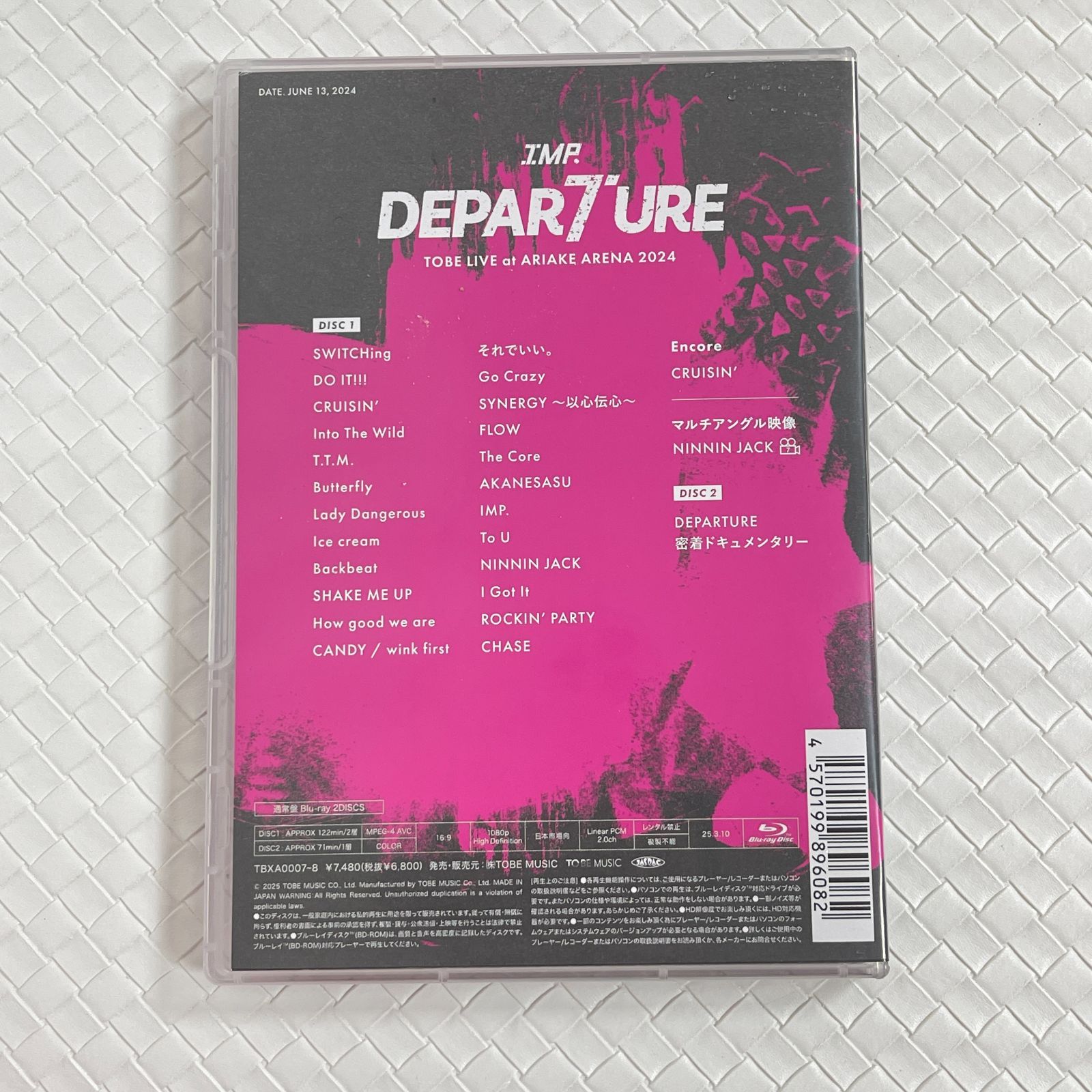 IMP. DEPARTURE 通常盤ライブBlu-ray - メルカリ