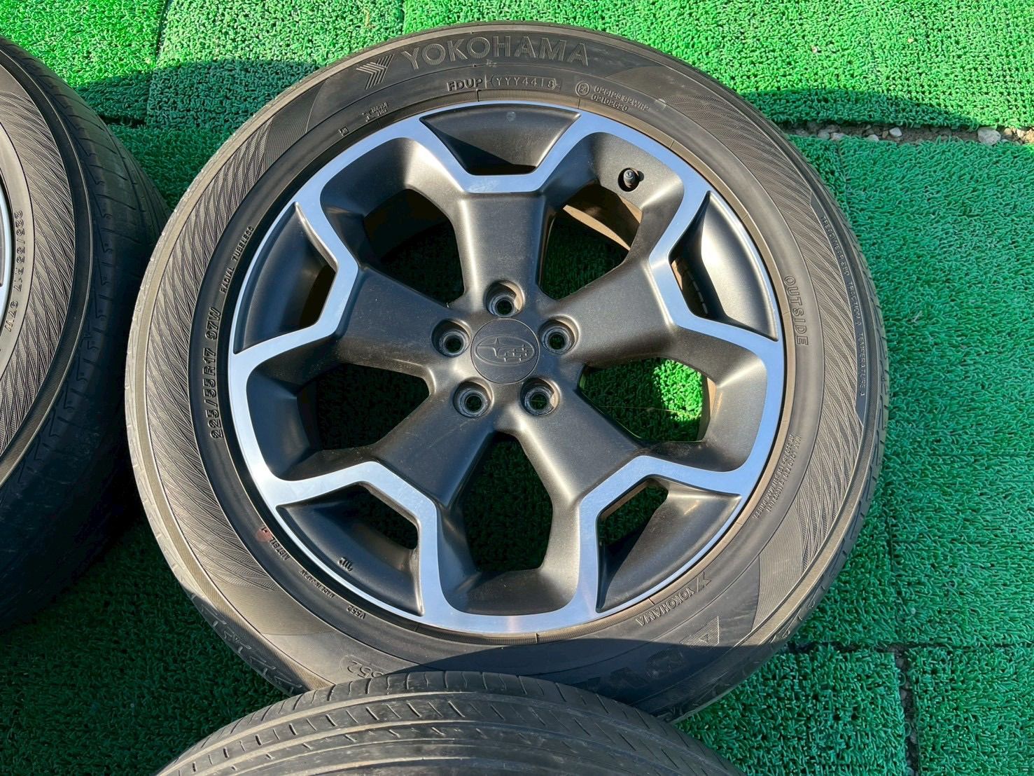 243 36 SUBARU スバル インプレッサ XV 17インチ 225 55 R 17 ホイール タイヤ セット