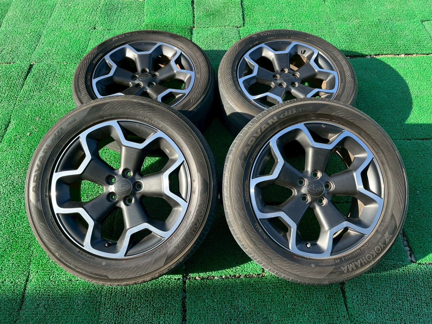 243-36 SUBARU スバル インプレッサ XV 17インチ 225/55R17 純正 