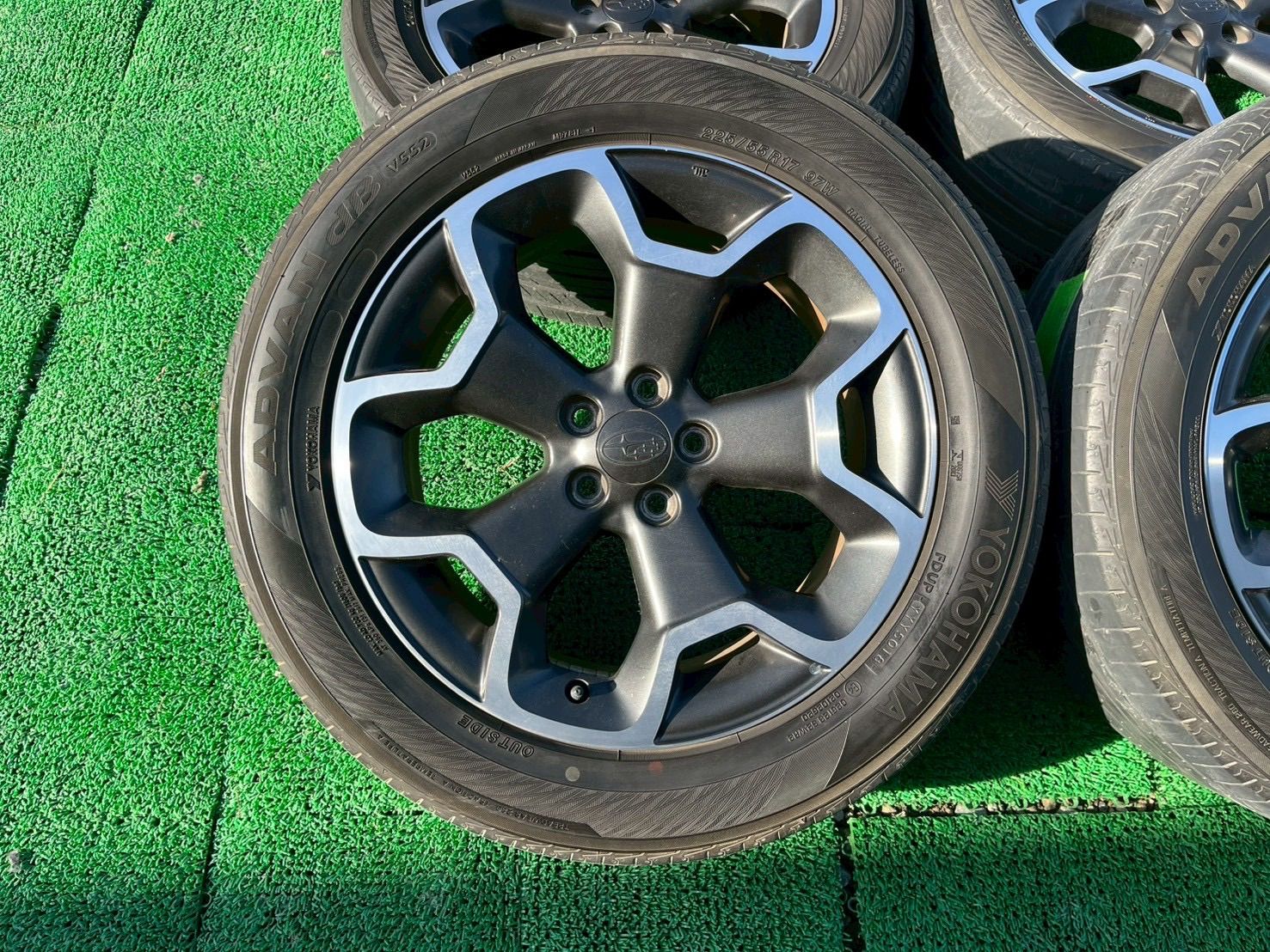  243 36 SUBARU スバル インプレッサ XV 17インチ 225 55 R 17 ホイール タイヤ セット 17インチ タイヤ ホイールセット