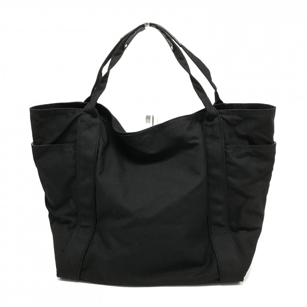 超美品】パーリーゲイツ ロッカーバッグ 黒 内外ポケット ビッグトート