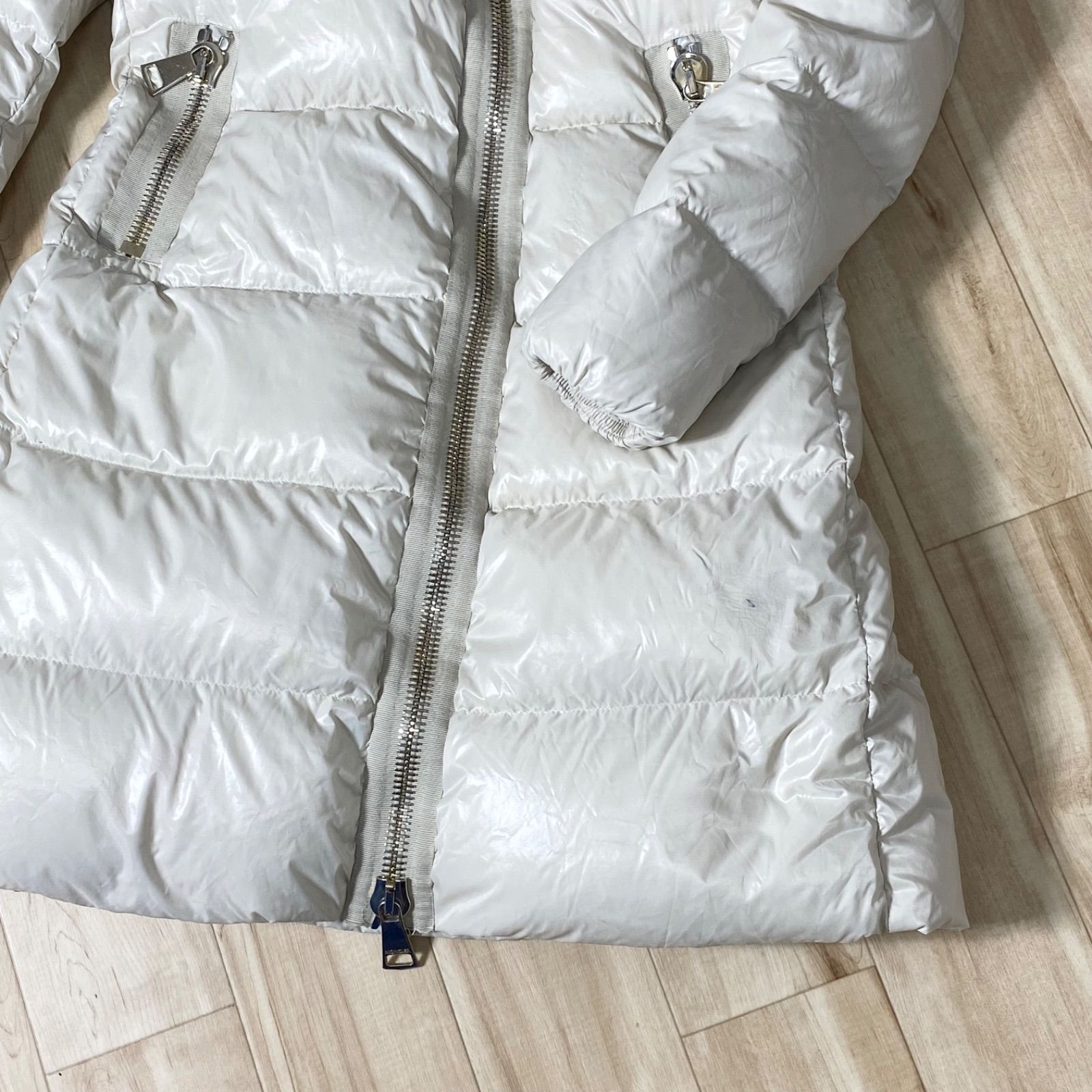 【美品　鑑定済】モンクレール　Joinville　ロングダウン　サイズ3　グレー MONCLER モンクレール JOINVILLE ダウンコート - メルカリ