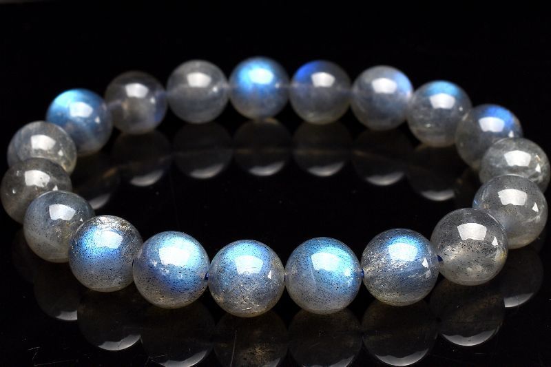 1点物】幻想ブルーシラー ラブラドライト 11mm ブレスレット