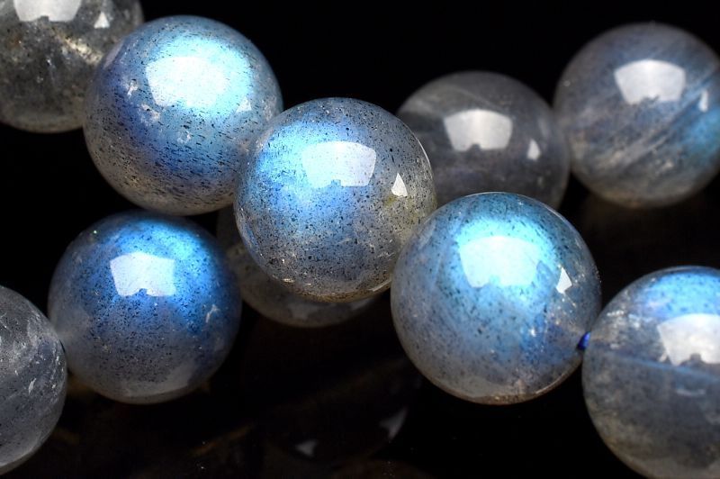 1点物】幻想ブルーシラー ラブラドライト 11mm ブレスレット