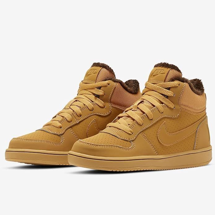  ナイキ コート ボロー ミッド J COURT BOROUGH MID ヘイスタック バロックブラウン AA 3458 700 24 0 cm トレイルランニングシューズ アウトドアシューズ