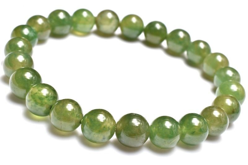 1点物】希少◇高発色 アイドクレース(ベスビアナイト) 8mm