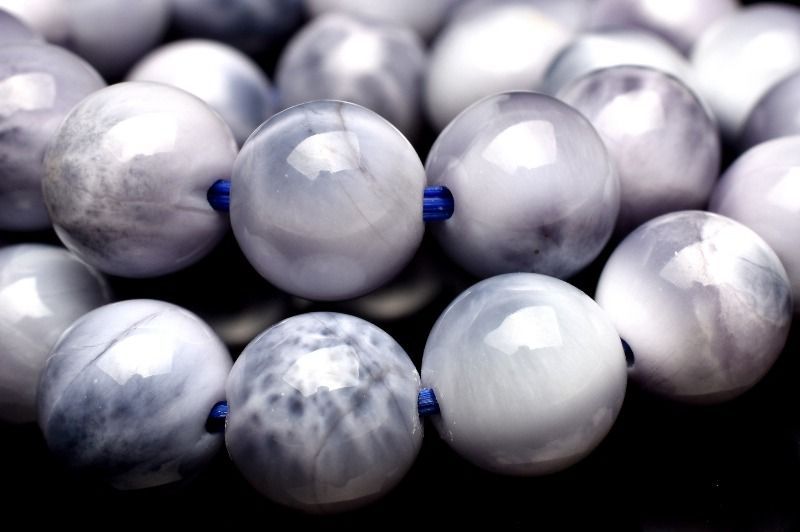  １点物 AAA アイテム パープルラリマー 7 mm ブレスレット パワーストーン 天然石 _MC 2447 ブレスレット バングル アクセサリー