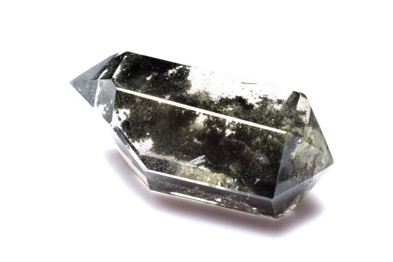 1点物】ファントム庭園水晶 ガーデンクォーツ 31x14mm 両剣ポイント