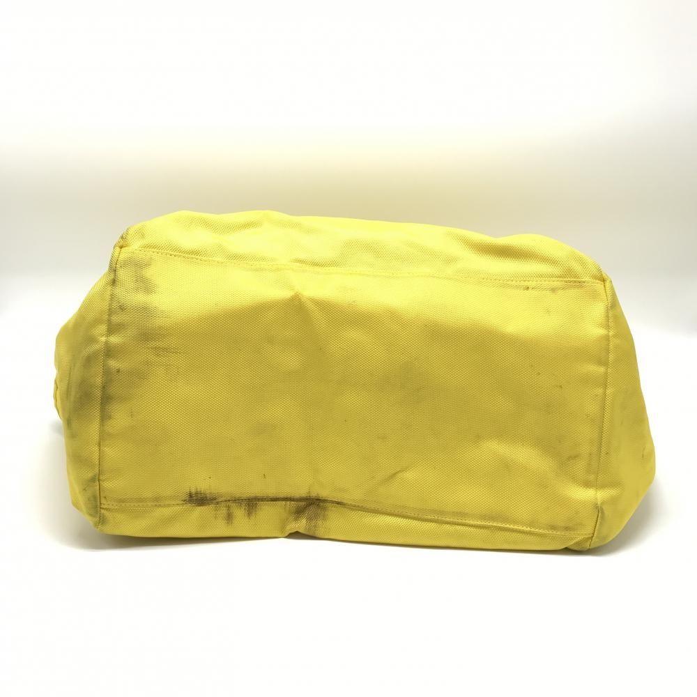 パーリーゲイツ ロッカーバッグ イエロー×ネイビー 内側総柄 ビッグ