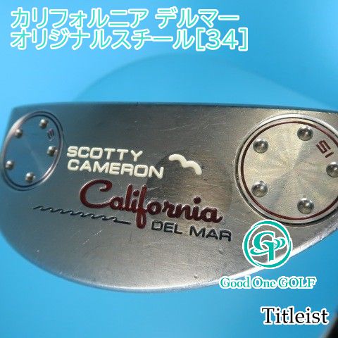 パター タイトリスト カリフォルニア デルマー オリジナルスチール 34 4 8220