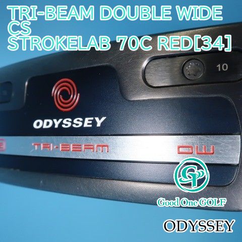 パター オデッセイ TRI BEAM DOUBLE WIDE CS 70 C RED 34 3 8209