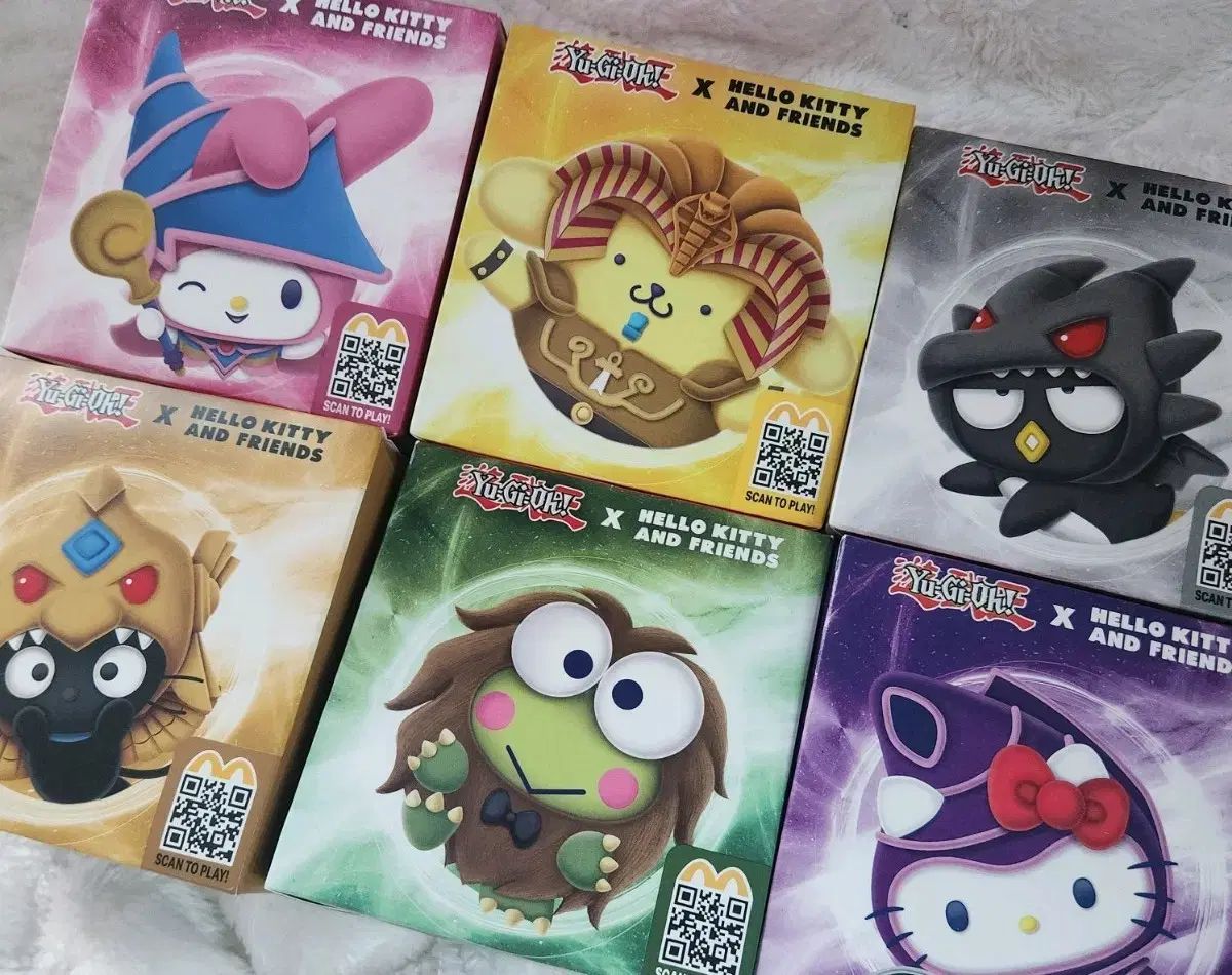 ハッピーセット 遊☆戯☆王 × サンリオ コラボ まとめ (6個) 出品