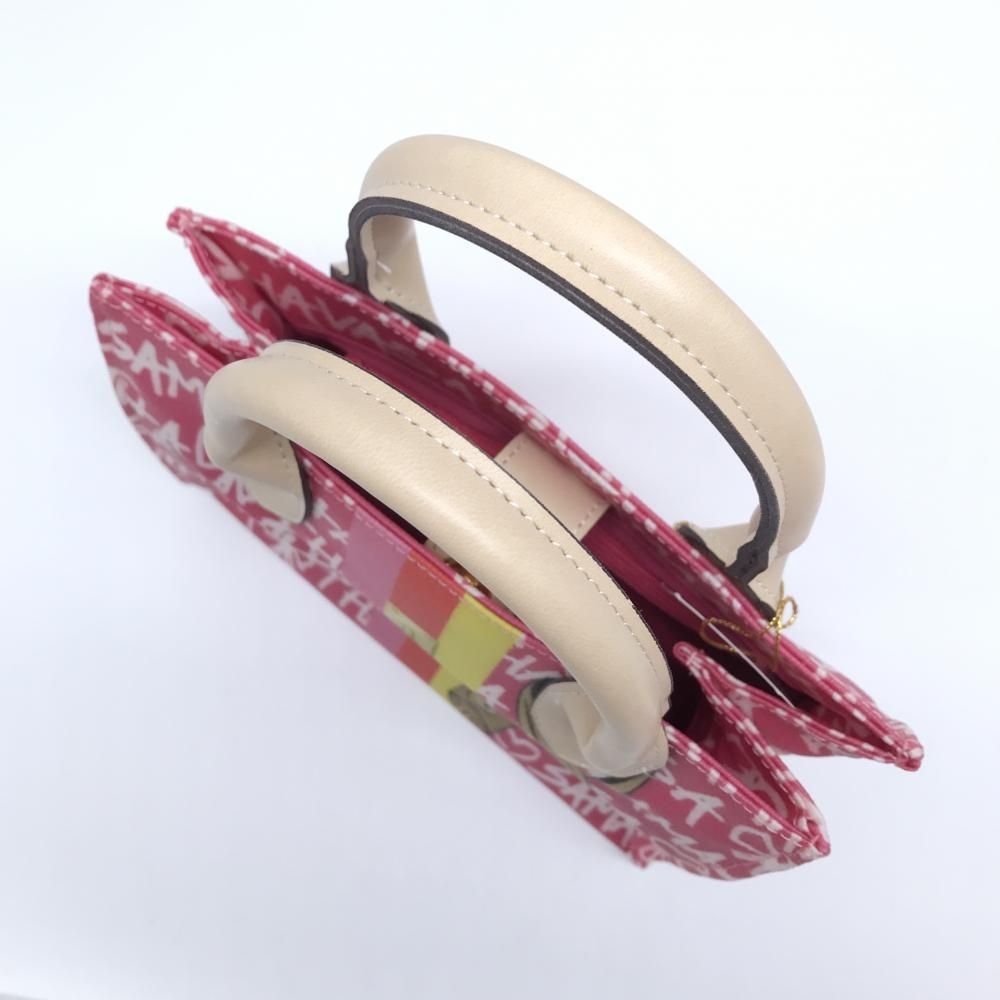 新品】サマンサタバサ カートバッグ ピンク×白 ロゴ総柄 ゴルフ