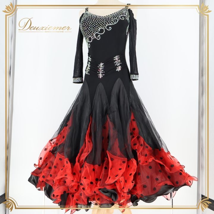 社交ダンス 衣装 スタンダード セットアップ 上下セット ツーピース