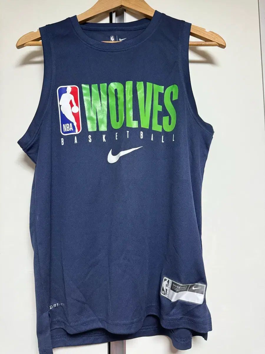ナイキ X NBA ミネソタ プラクティスタンク ノースリーブ ネイビー