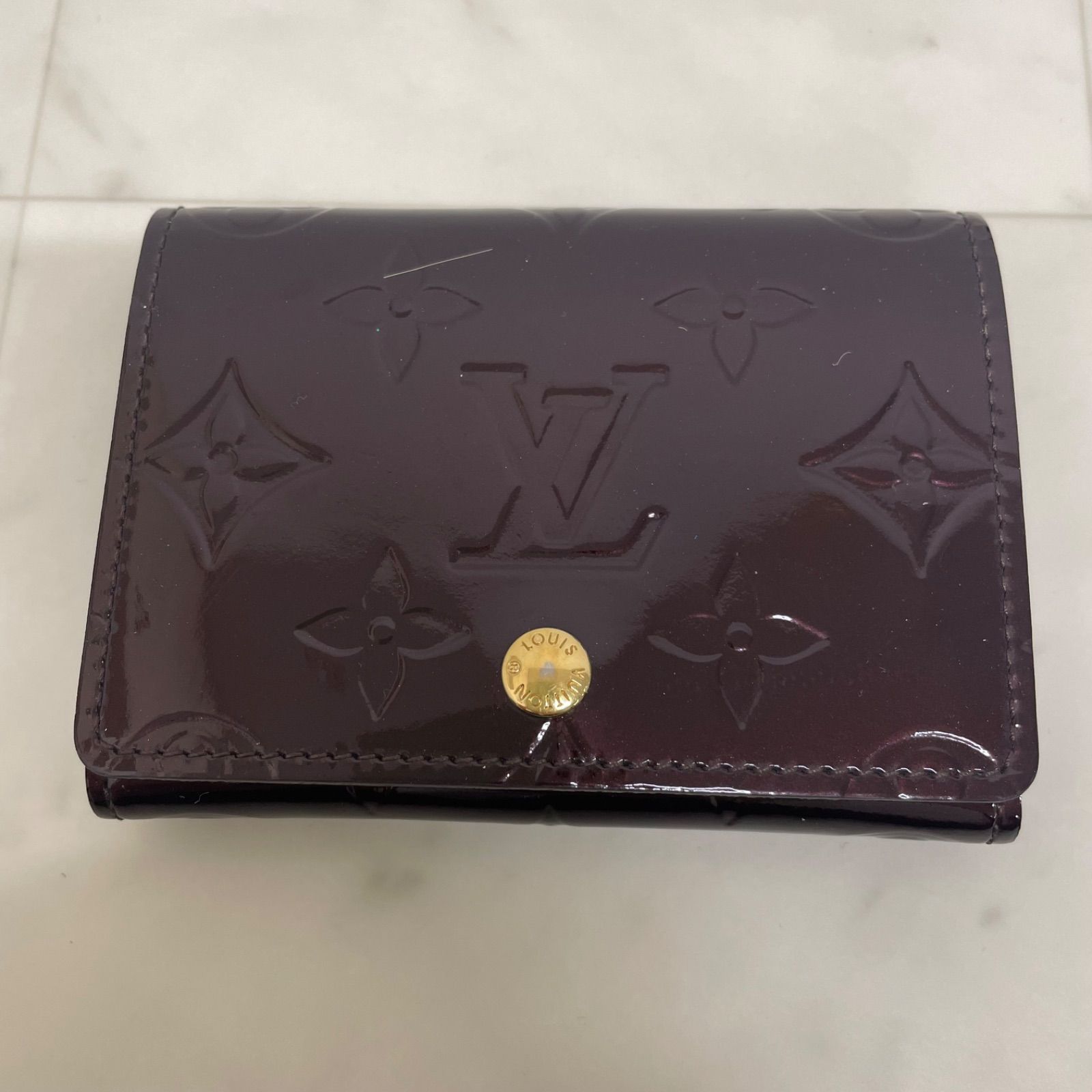 s)LOUIS VUITTON ルイヴィトン ヴェルニ アンヴェロップ 名刺入れ 
