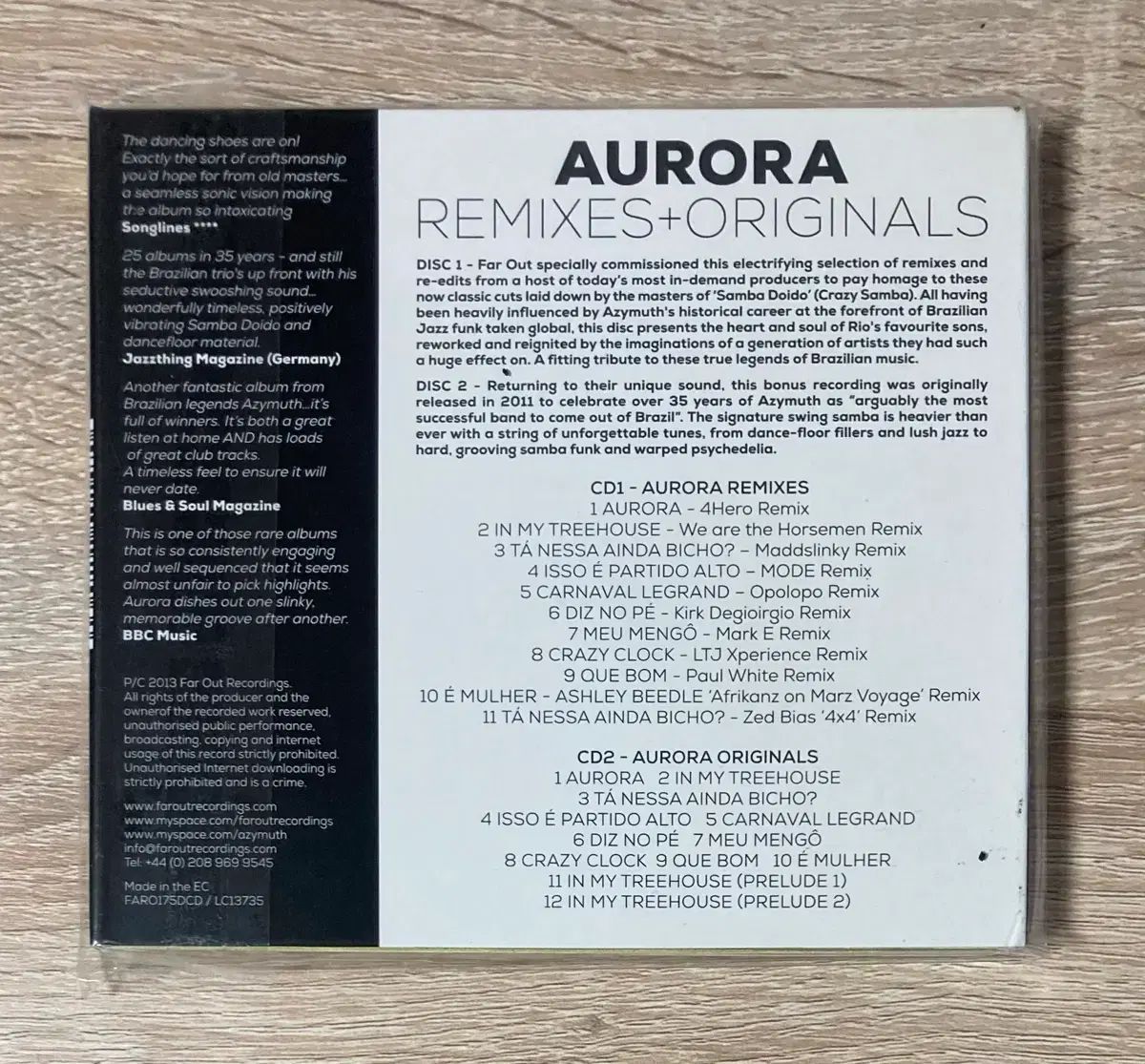 Azymuth ー Aurora Remixes Originals CD