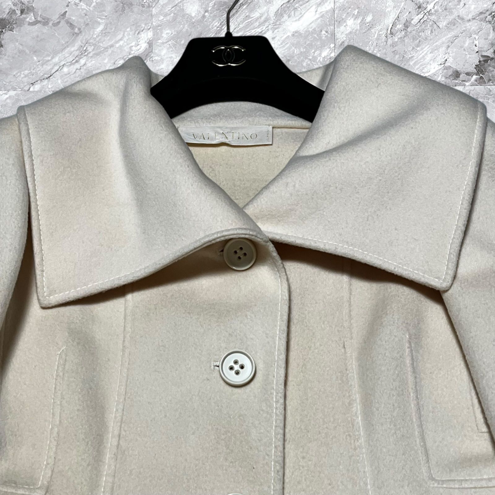 VALENTINO ヴァレンティノ ロングコート ウール カシミヤ カシミア