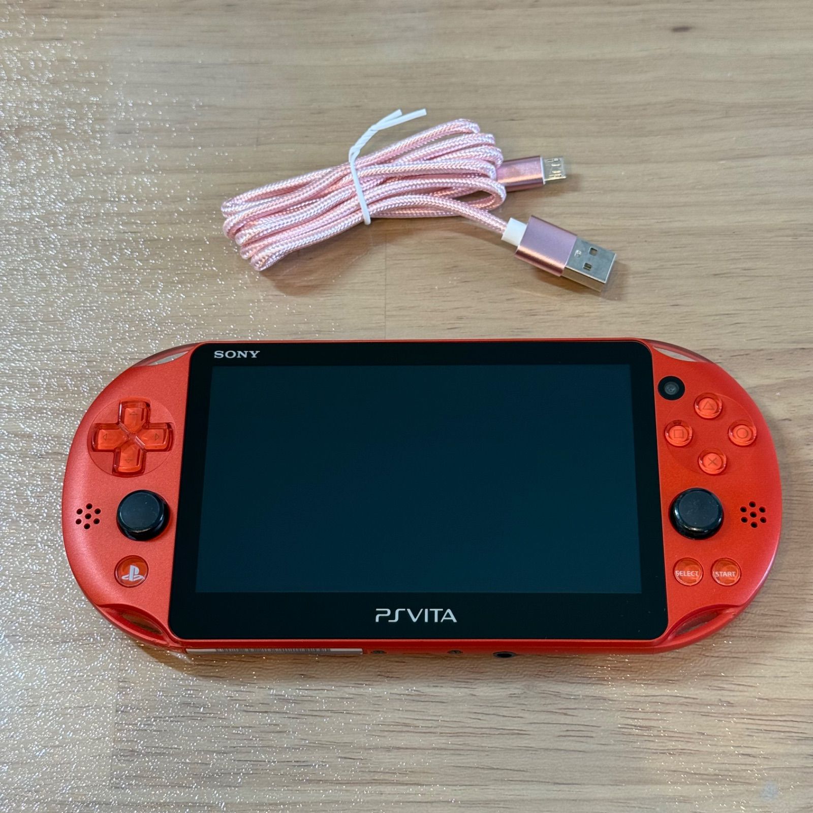 12-011 PSVITA PCH-2000 メタリックレッド 箱付き - メルカリ