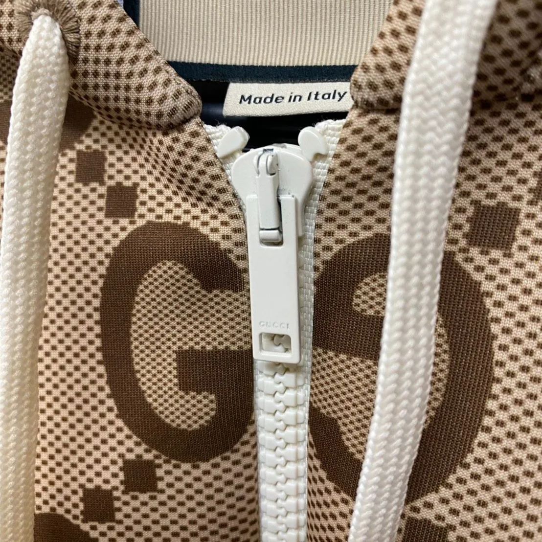 GUCCI ジャケット/ジャンパー グッチ GUCCI ジャンボGG ジップアップジャケット ブルゾン パーカー