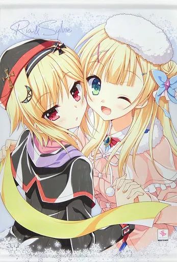 中古】タペストリー シルヴィ＆僧間理亜 B2タペストリー 「金色