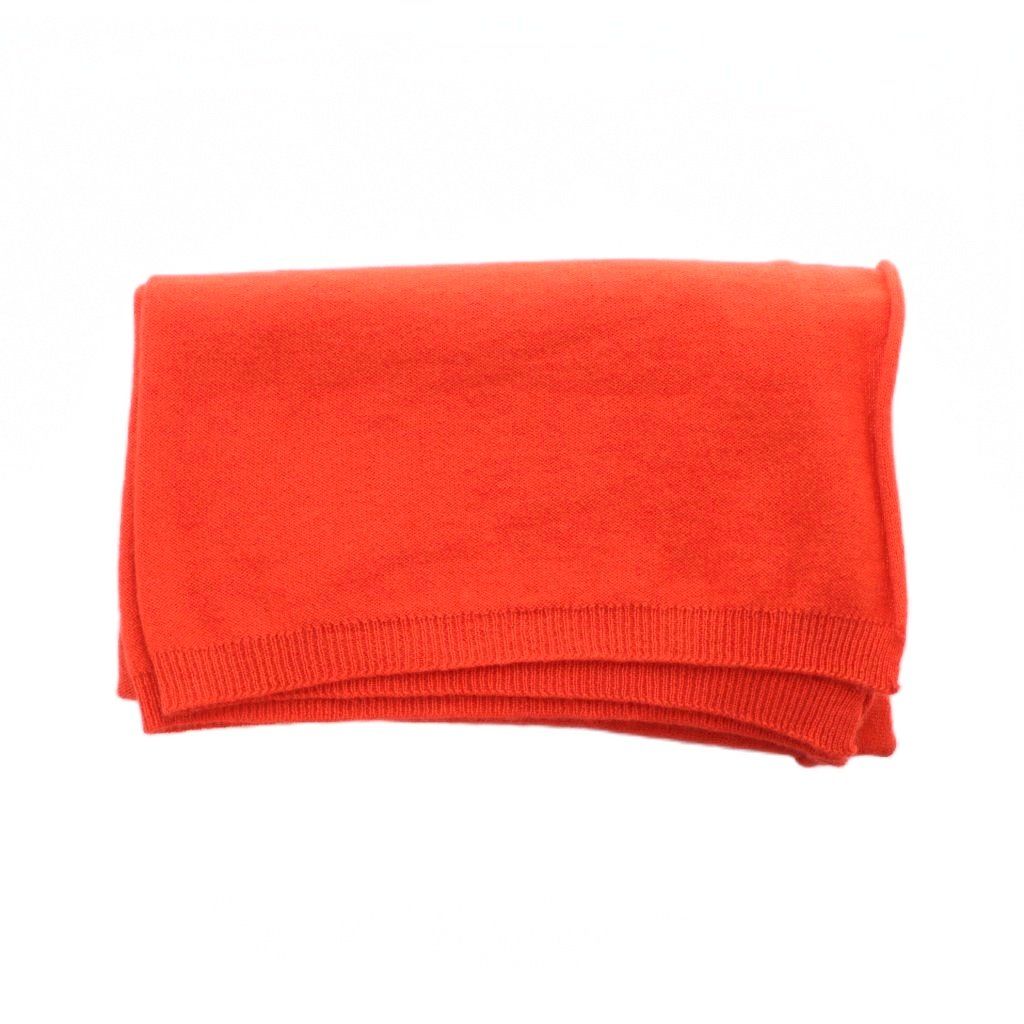 ユアウェア yourwear カシミヤニットストール マフラー カシミヤ トマト 赤 レッド 朱色 RI OS