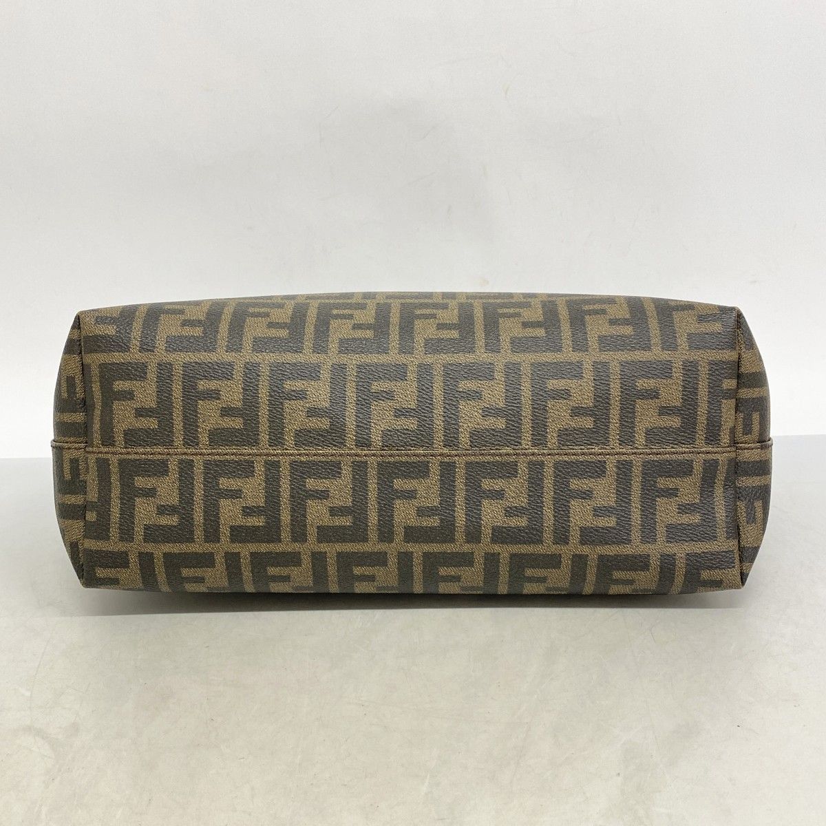 ☆SALE【5oe5386】フェンディ トートバッグ ズッカ PVC ブラウン