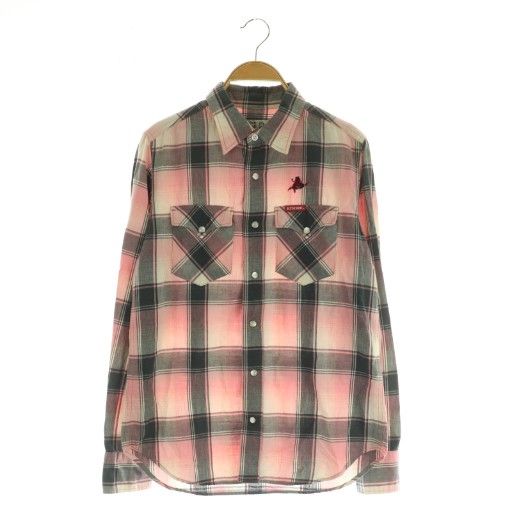 ヒステリックグラマー　長袖シャツ　ウエスタンシャツ　S ヒステリックグラマー HYSTERIC GLAMOUR チェックシャツ ウエスタン