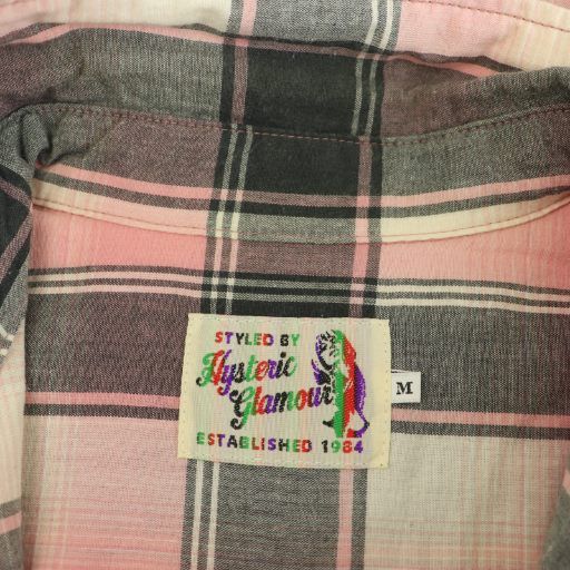 ヒステリックグラマー HYSTERIC GLAMOUR チェックシャツ ウエスタン