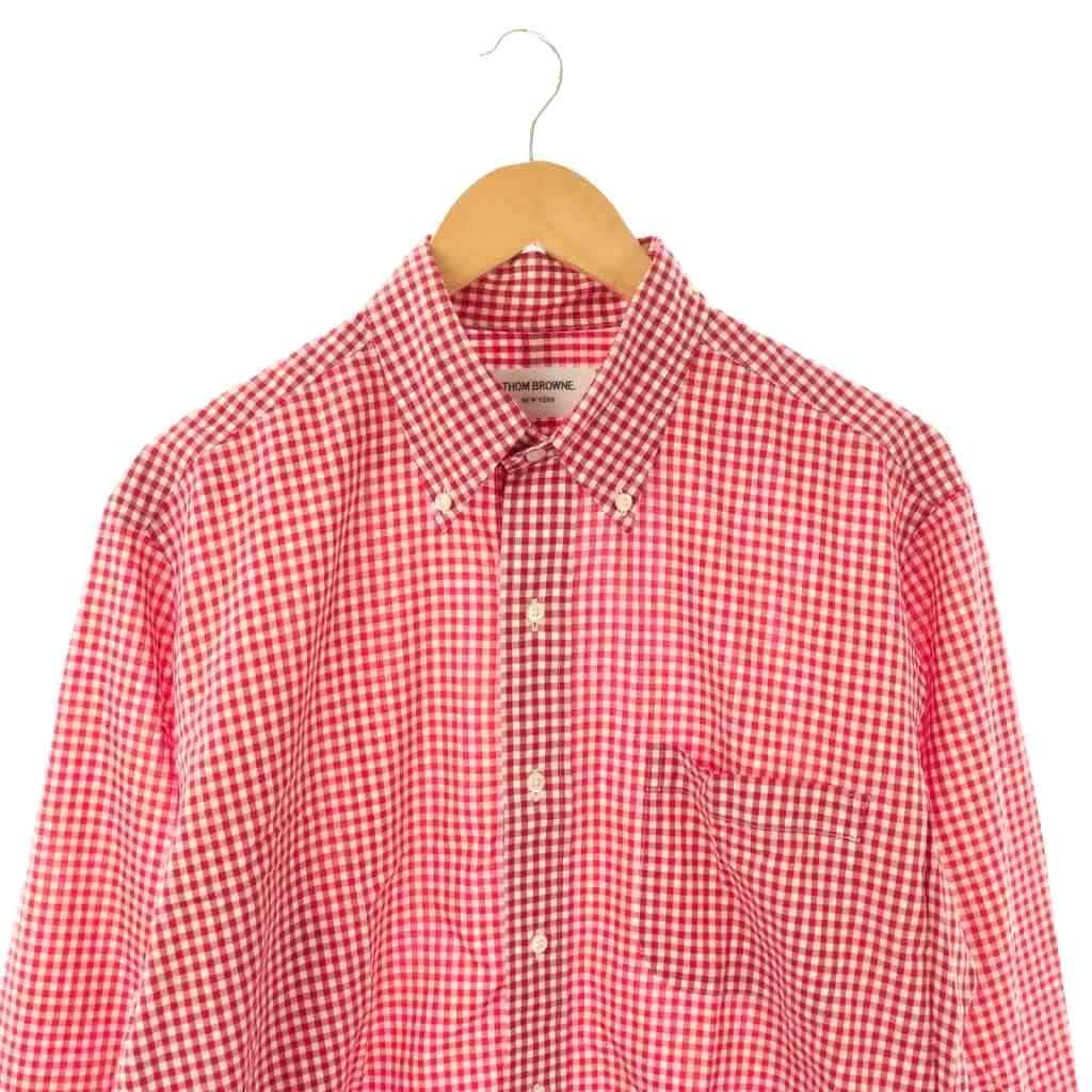Thom Browne. トムブラウン ギンガムチェック シャツ トムブラウン THOM BROWNE ギンガムチェックシャツ ボタンダウン 4