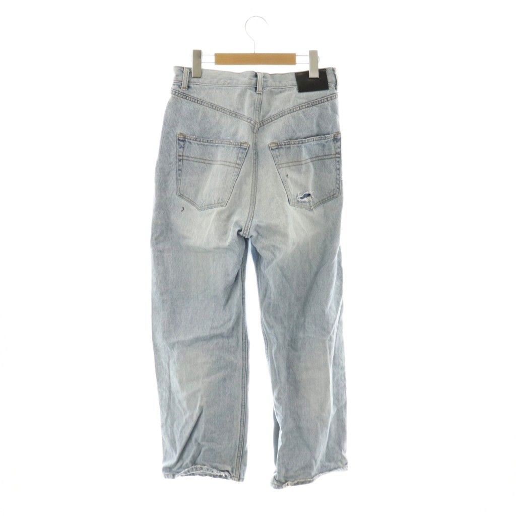 エーピーストゥディオ AP STUDIO アシンメトリーデニムパンツ ジーンズ 34 ライトブルー DO OS SH